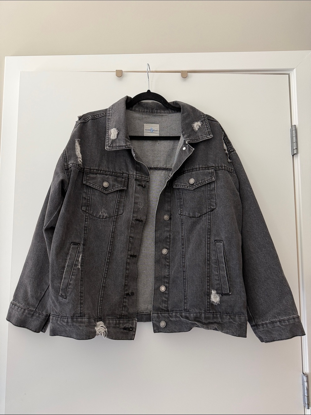 Distressed Denim Jacket